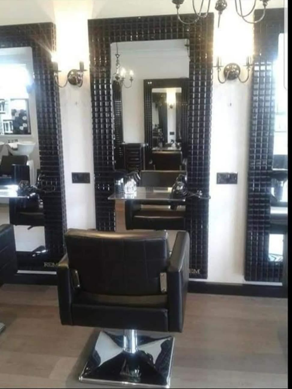 Individual Styling Stations - Modern salon facilities in Barnsley Individual Styling Stations at Stella's Hair & Beauty Salon Barnsley - Professional salon interior